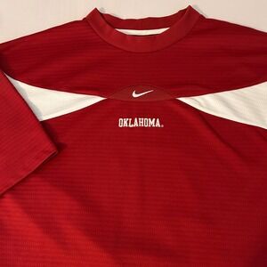 Nike Oklahoma‎ Sooners Crimson Dri-FIT Football Shirt Jersey Men's Large